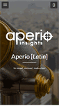 Mobile Screenshot of aperioinsights.com